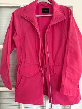 Athleta Westerly Pink Water Repellent Utility Jacket